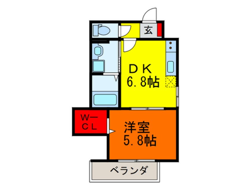 間取図 ALEGRIA瓢箪山上四条