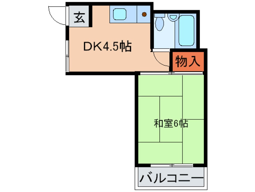 間取図 パラスト ミキ
