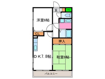 間取図 ソル レヴェンテ奥村