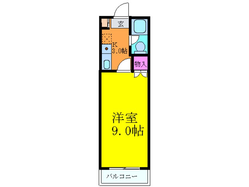 間取図 メゾン・ド・クリサンテ－ム