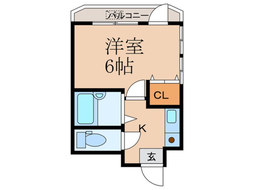 間取図 ノ－ブルハイム樽屋町