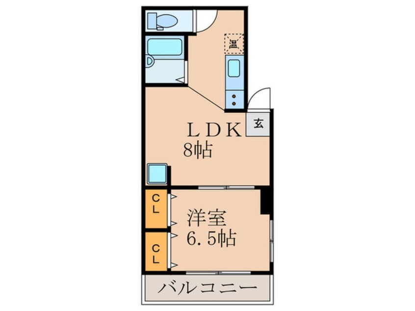 間取図 ノ－ブルハイム樽屋町