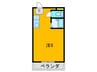 東浅香山マンション 1Rの間取り