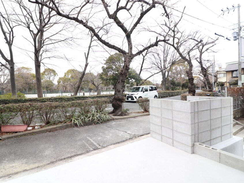 室内からの展望 ブルーマーク神田中通