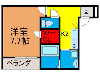 間取図 フジパレス岩田町ノース