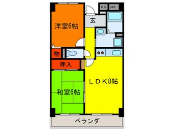 間取図 パルコ－ト浅井