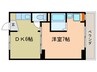ヴィラナリー石山寺Ⅱ 1DKの間取り