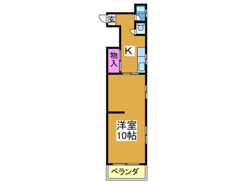 間取図 パークサイド長居