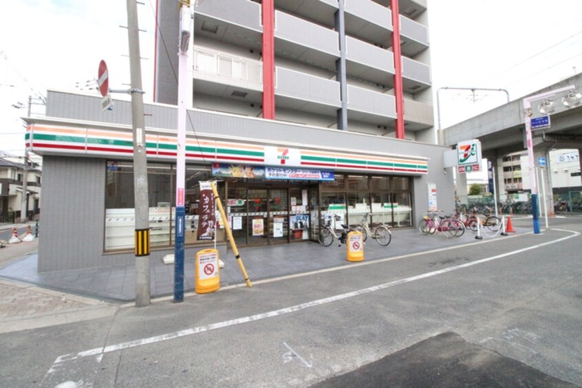 セブンイレブンJR長居駅前店(コンビニ)まで110m パークサイド長居