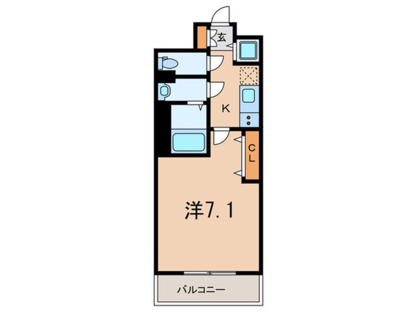 間取図 Ｌｕｘｅ東灘