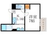 仮）紫野郷ノ上町新築マンション 1Kの間取り