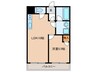 エスポワ－ル 1LDKの間取り