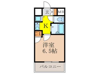 間取図 リ－ガル新大阪Ⅴ