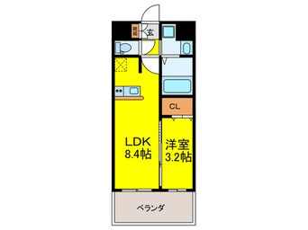 間取図 オリエンテム宿院南