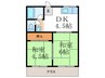 ハイツ川島 2DKの間取り
