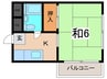 寿マンション 1Kの間取り