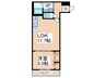 ＣＡＳＡ・ＣＯＭＦＯＲＴ 1LDKの間取り