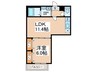 ＣＡＳＡ・ＣＯＭＦＯＲＴ 1LDKの間取り