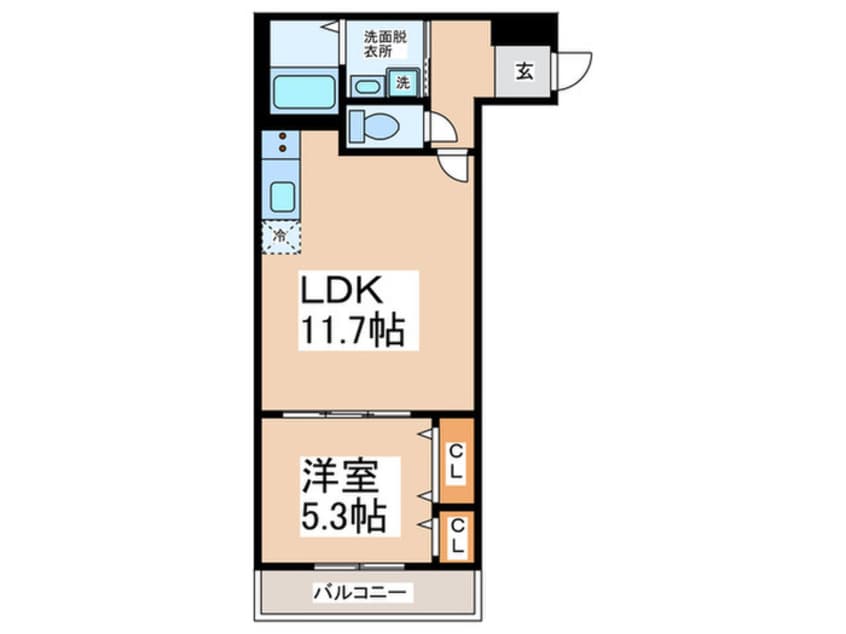 間取図 ＣＡＳＡ・ＣＯＭＦＯＲＴ