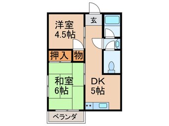 間取図 今川森ハイツ　南棟