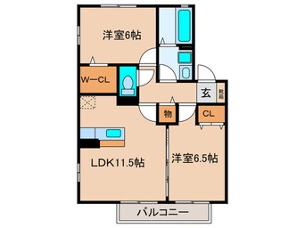 間取図 フォレストヒルズⅡ