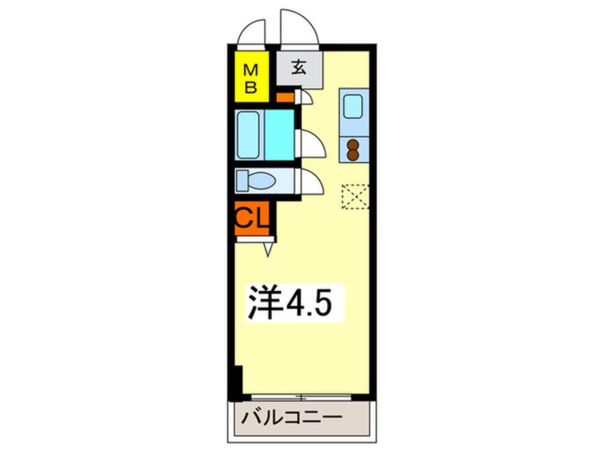 間取図 奥内阿波座駅前マンション