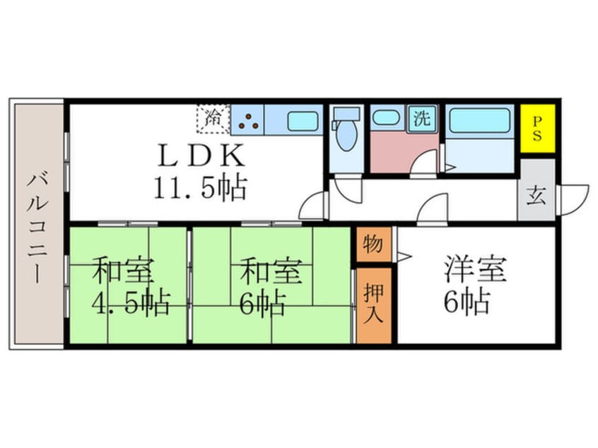 間取図 メゾン･ド･リッツ