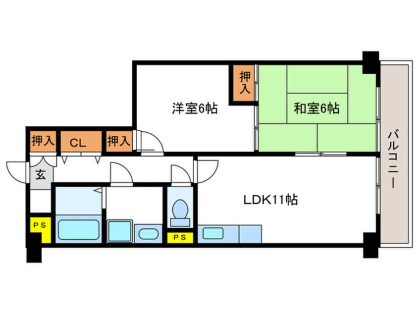 間取図 メゾン･ド･リッツ