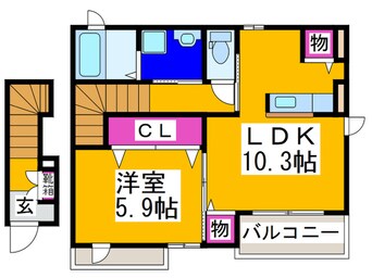 間取図 プラシージュ