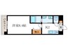 ティーズ・カサ北白川 1Kの間取り