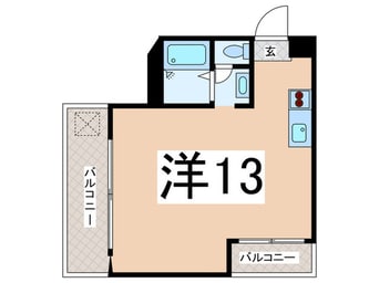 間取図 シャンクレール南堀江