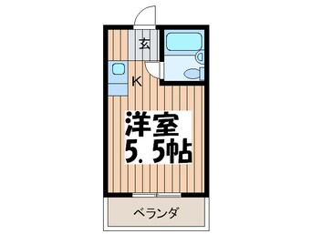 間取図 シャンクレール南堀江