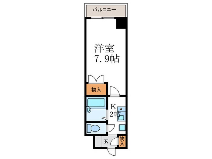 間取り図 ラポール北白川