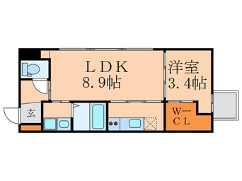 間取図 プラネシア東山三条