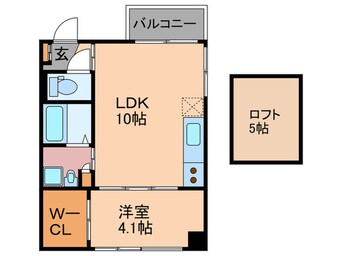 間取図 プラネシア東山三条