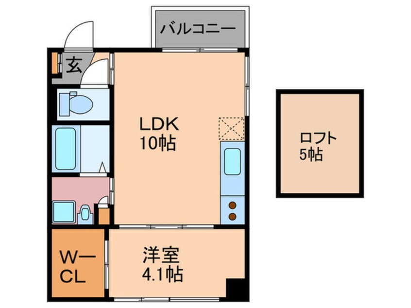 間取図 プラネシア東山三条