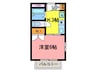ハイツ812 1Kの間取り