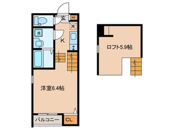 間取図 ハーモニーテラス醍醐新開Ⅱ