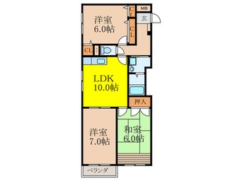 間取図 SILENT　HILL　上山手