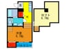 ブランジーノ塚本 1Kの間取り