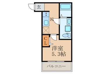 間取図 ワイズ七瀬川