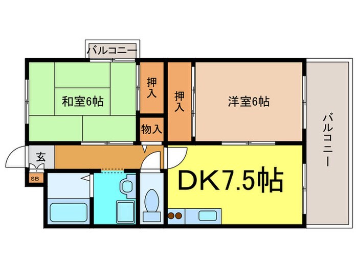 間取り図 メゾンうねの