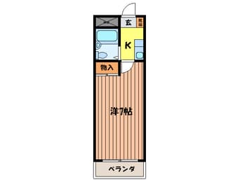 間取図 ベストレジデンス瓢箪山Ⅱ