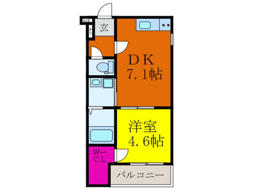 間取図 フジパレス摂津香露園