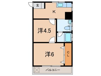 間取図 メゾン１０１　Ｂ