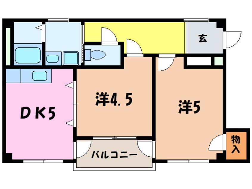 間取図 コンフォ－ト本山