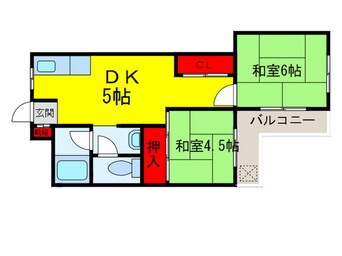 間取図 ノウブルハイツ平野