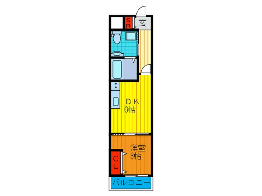 間取図 ガゼルノア加島Ⅱ