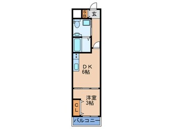 間取図 ガゼルノア加島Ⅱ