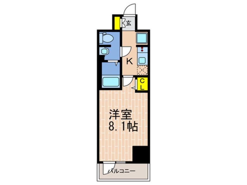 間取図 アドバンス神戸グルーブⅡ(802)